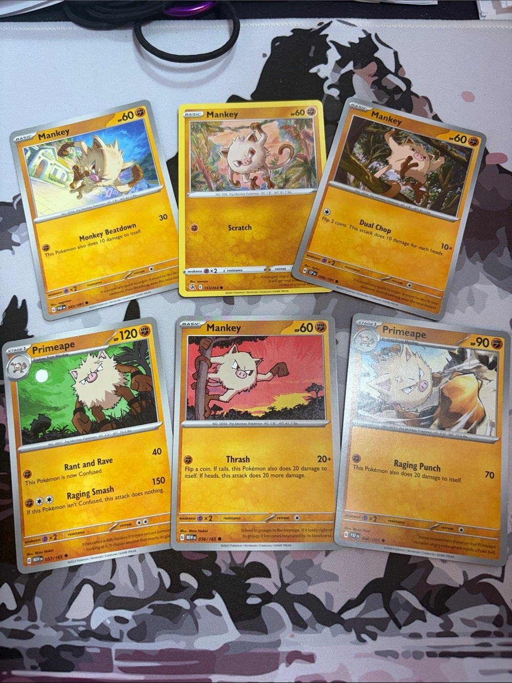 Mankey & Primeape Collection Lot | 6 Pokémon Cards | ✨5/$25✨